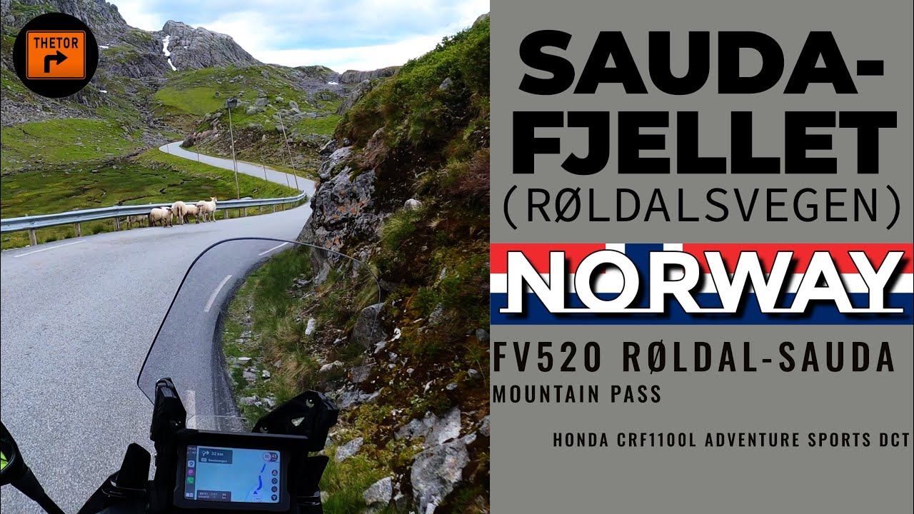 Saudafjellet / Røldalsvegen (Full length)| Mountain Pass | Vestland/Rogaland | Honda CRF1100L AS DCT