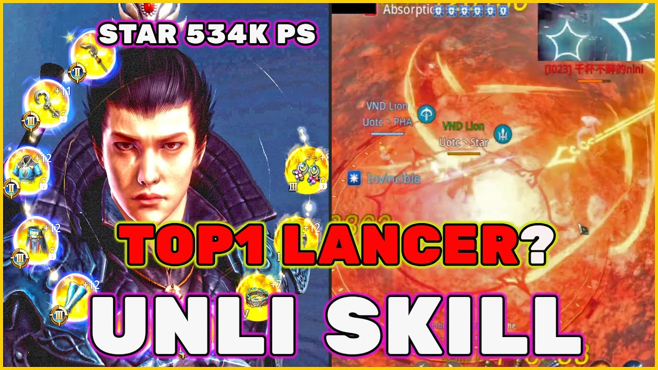 ТОП-1 LANCER TED ИЛИ ТОП-1 LANCER STAR? UOTC`STAR 534 тыс. л.с. UNLI SKILL | КОМАНДА UOTC/DTM ПРО...