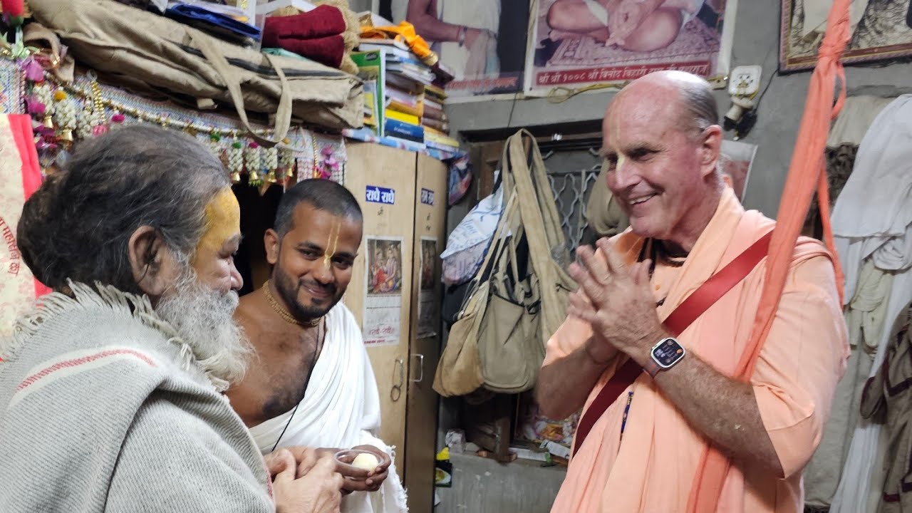 श्री श्री परम पूज्य विनोद बाबा जी महाराज और परम पूज्य श्री इंद्रद्युम्न जी महाराज