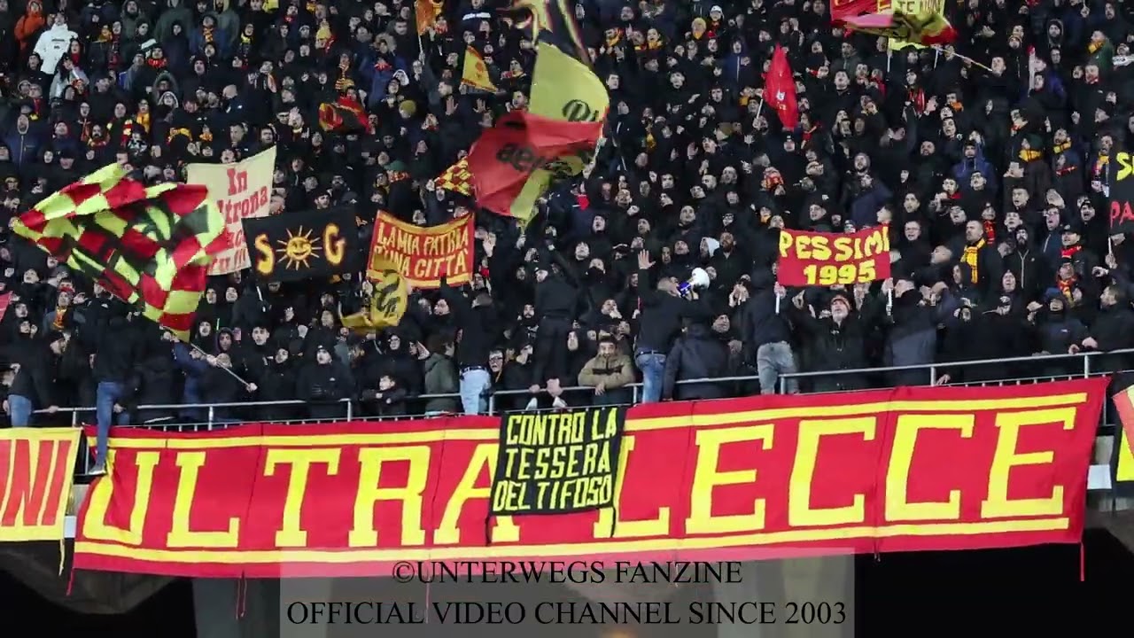 US LECCE-Lazio Rom 2024/25 (Tifo Curva Nord Part 2/2)