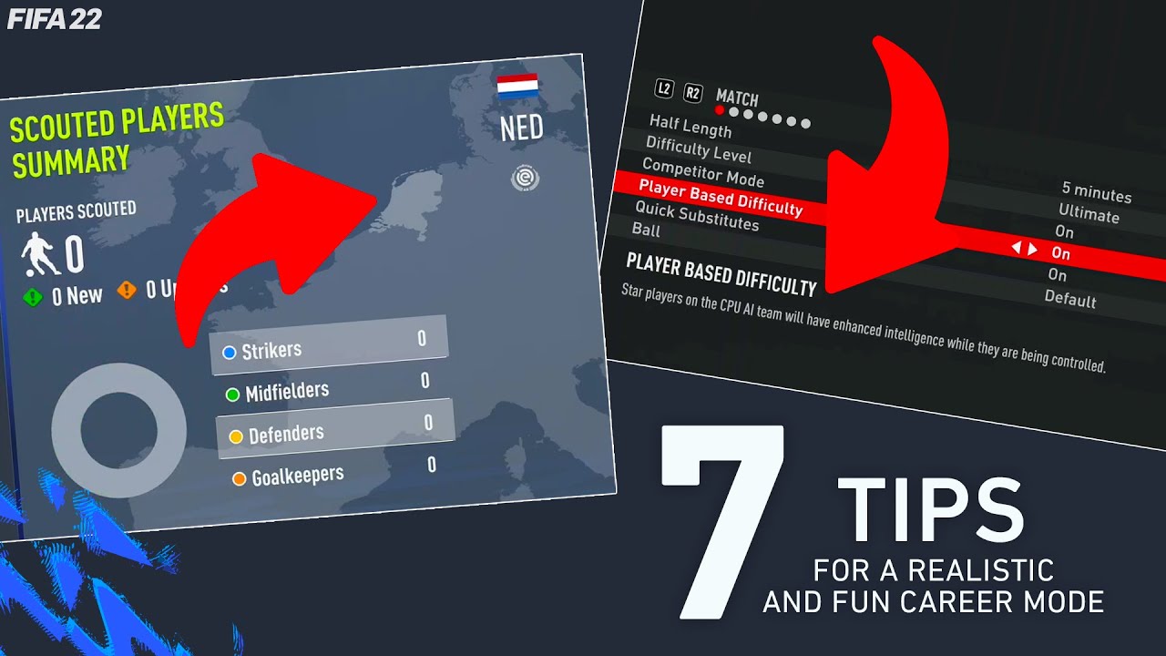 TIPS FOR A REALISTIC & FUN CAREER MODE IN FIFA22 ✅