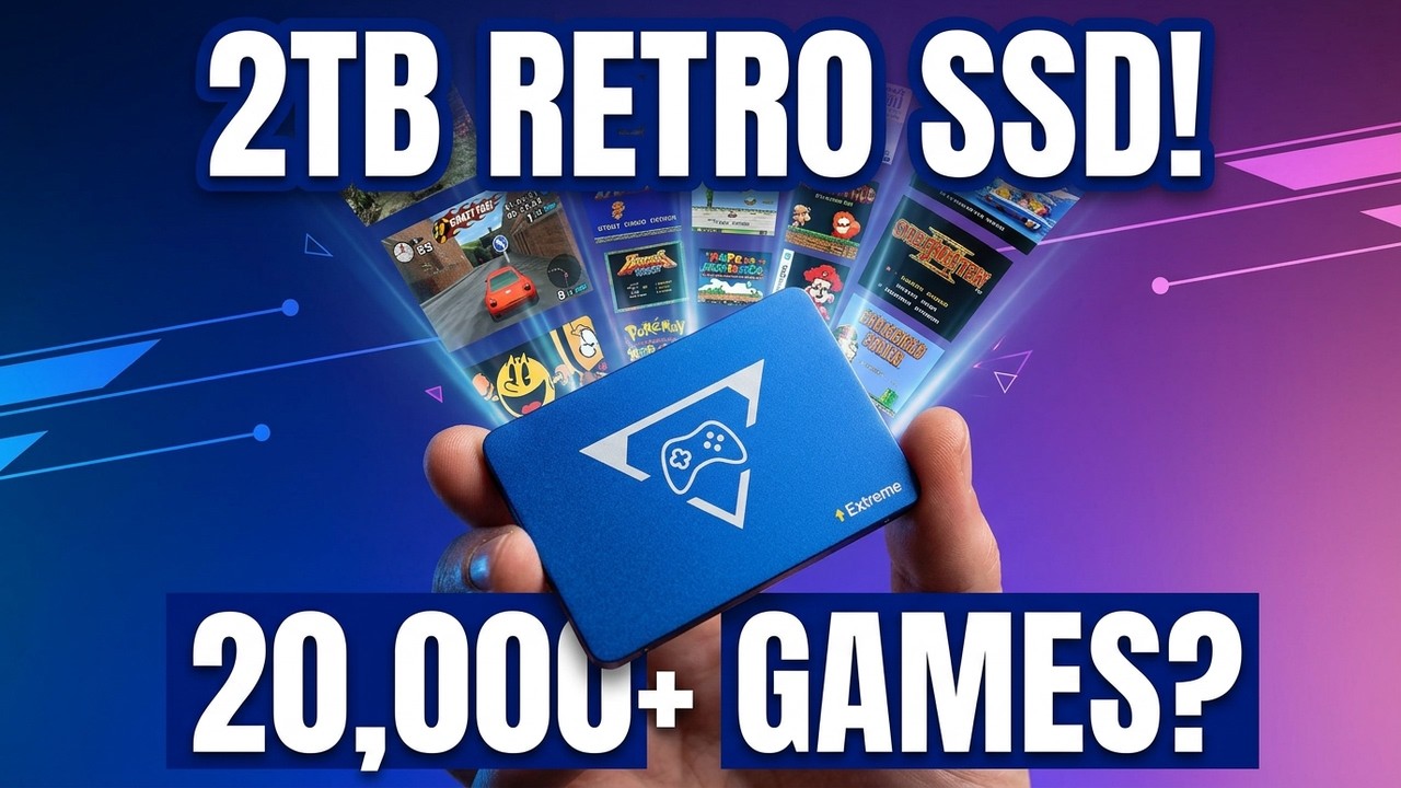 Can This Tiny SSD Play ALL Your Favorite Retro Games Easily?  Playzone Extreme 2TB SSD!