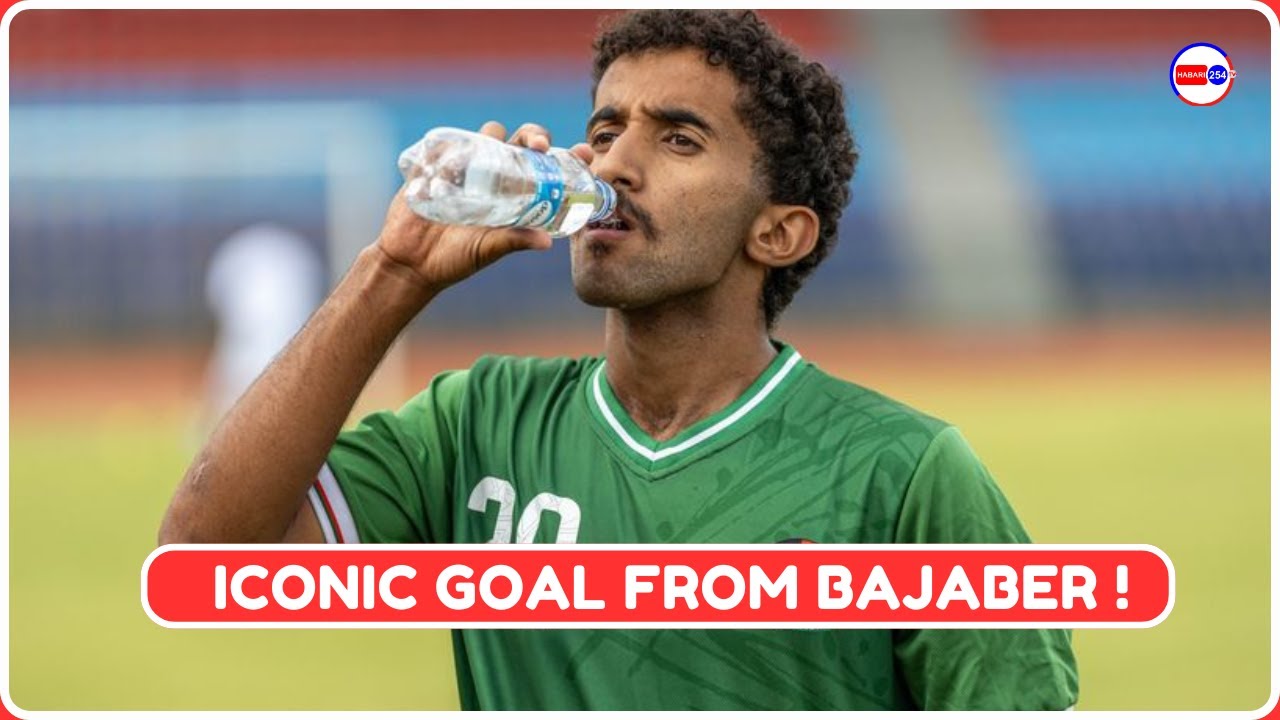 Harambee Stars' Mohammed Bajaber Iconic Goal Against Gambia ! #caf #fifa #fkfpl #stadium