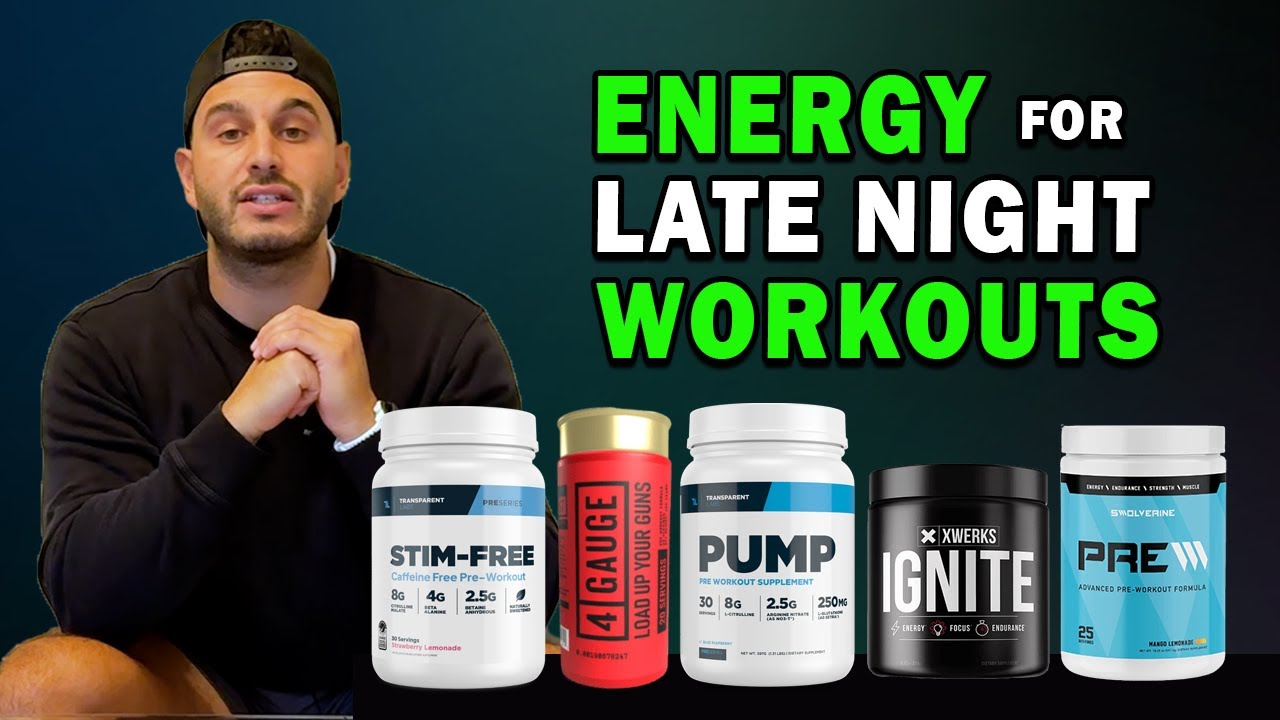 Best Pre-Workouts for EVENING WORKOUTS (30+ Tested)