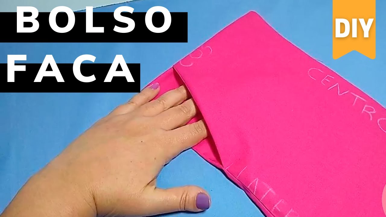 Como Fazer Bolso Faca (SÚPER FÁCIL)