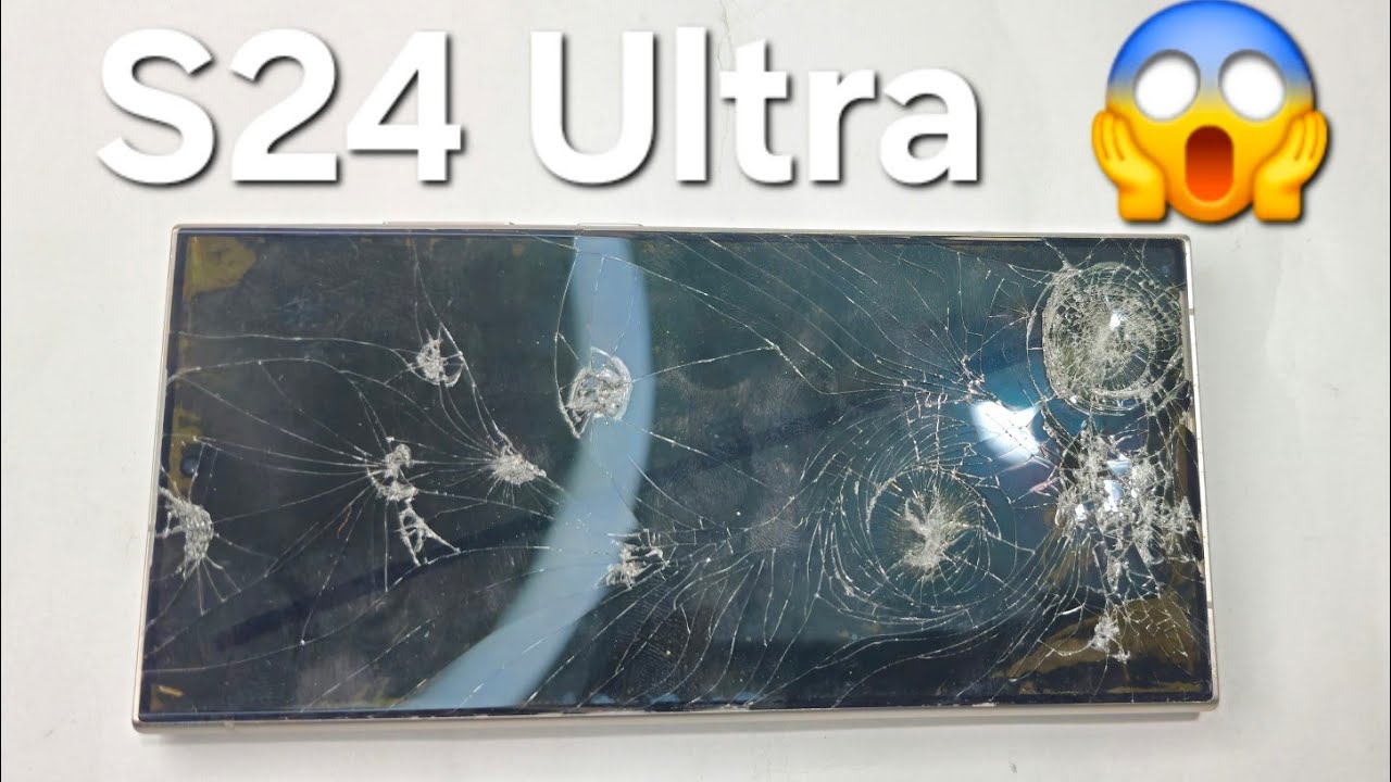 Samsung galaxy S24 Ultra Restoration ✨️ 👌  screen replacement 😱