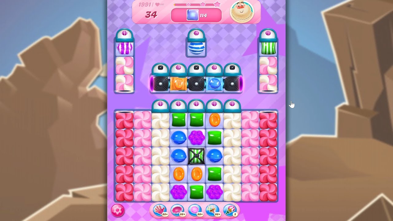 Candy Crush Saga LEVEL 1991 NO BOOSTERS (new version)🐟☑️