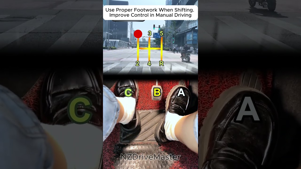 🚦 Use Proper Footwork When Shifting to Improve Control in Manual Driving