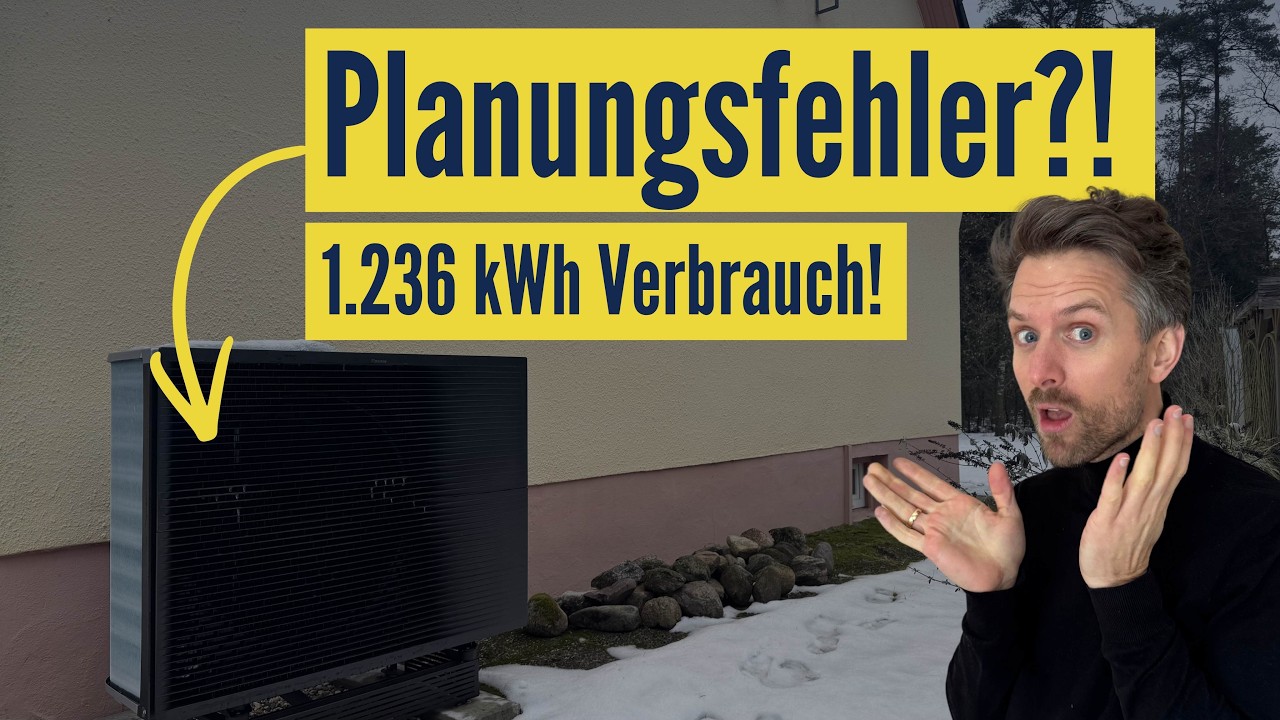1.236 kWh im Altbau – War die 8 kW Wärmepumpe ein Fehler?