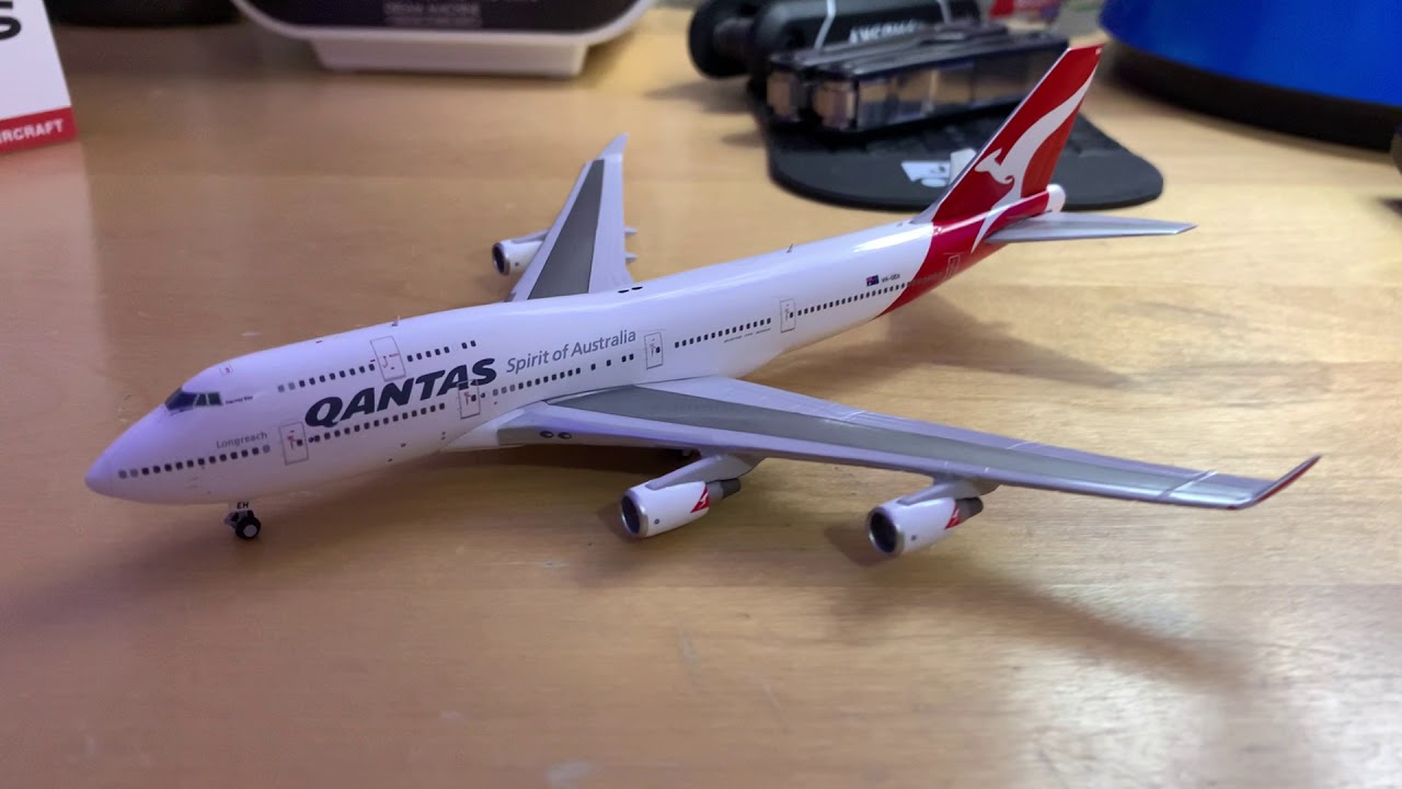 Gemini Jets 1:400 Qantas Boeing 747-400ER Unboxing (“Good Bye Boeing 747”)