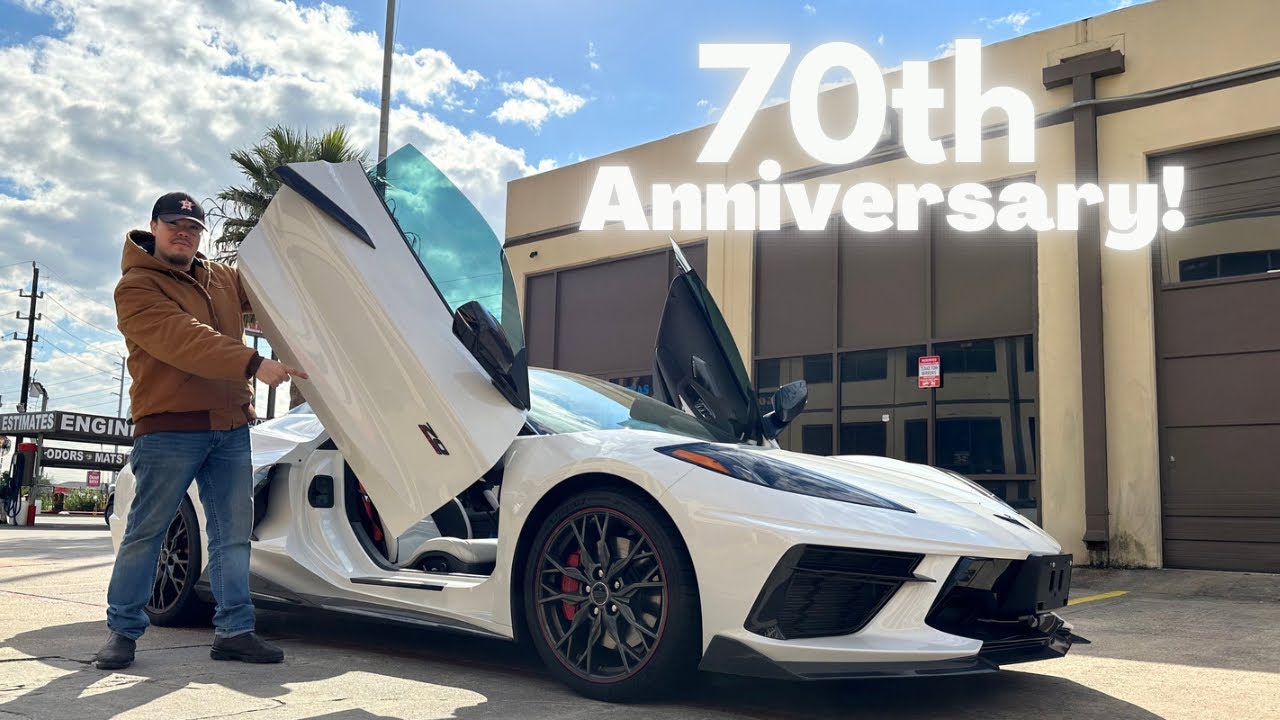70th Anniversary C8 Corvette Lambo door Install!
