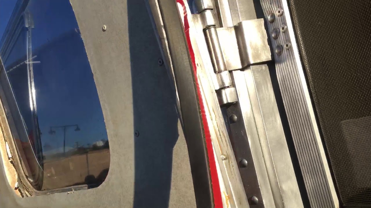 The proper way to do weatherstripping on your airstream