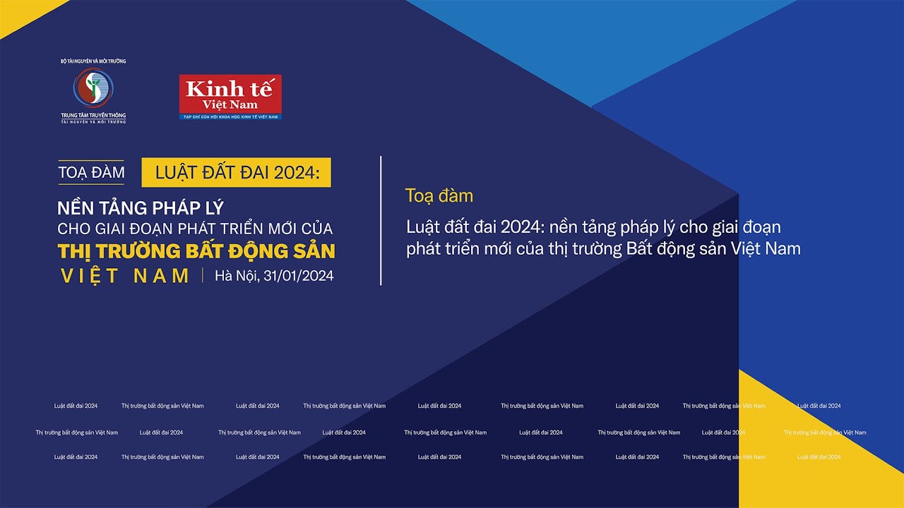 TỌA ĐÀM LUẬT ĐẤT ĐAI 2024