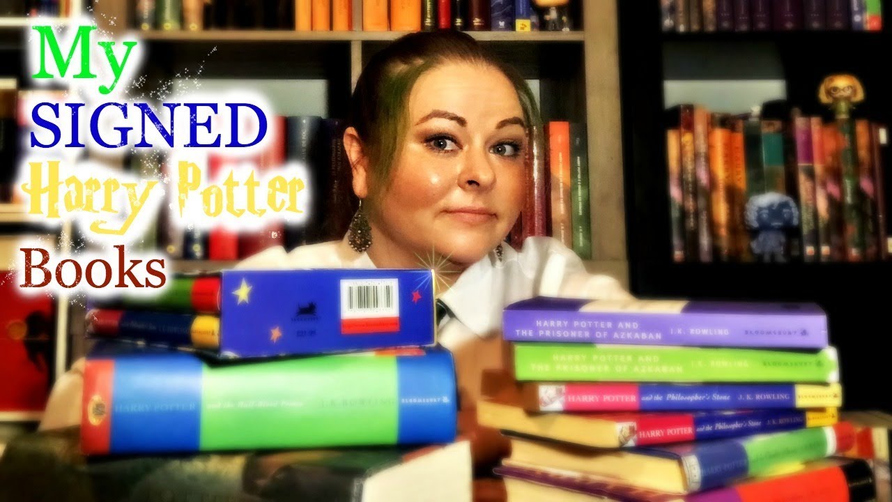 Harry Potter Books: My Signed Books Collection