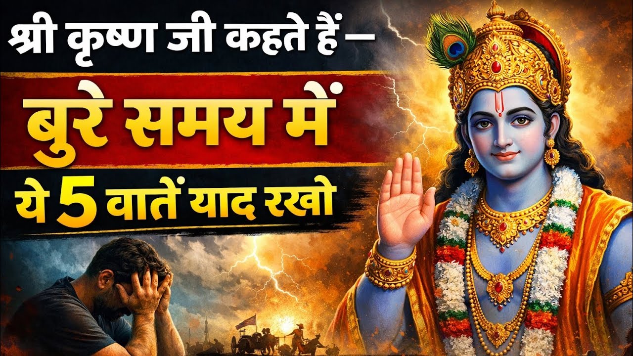 श्री कृष्ण जी कहते हैं – बुरे समय में क्या करना चाहिए 
