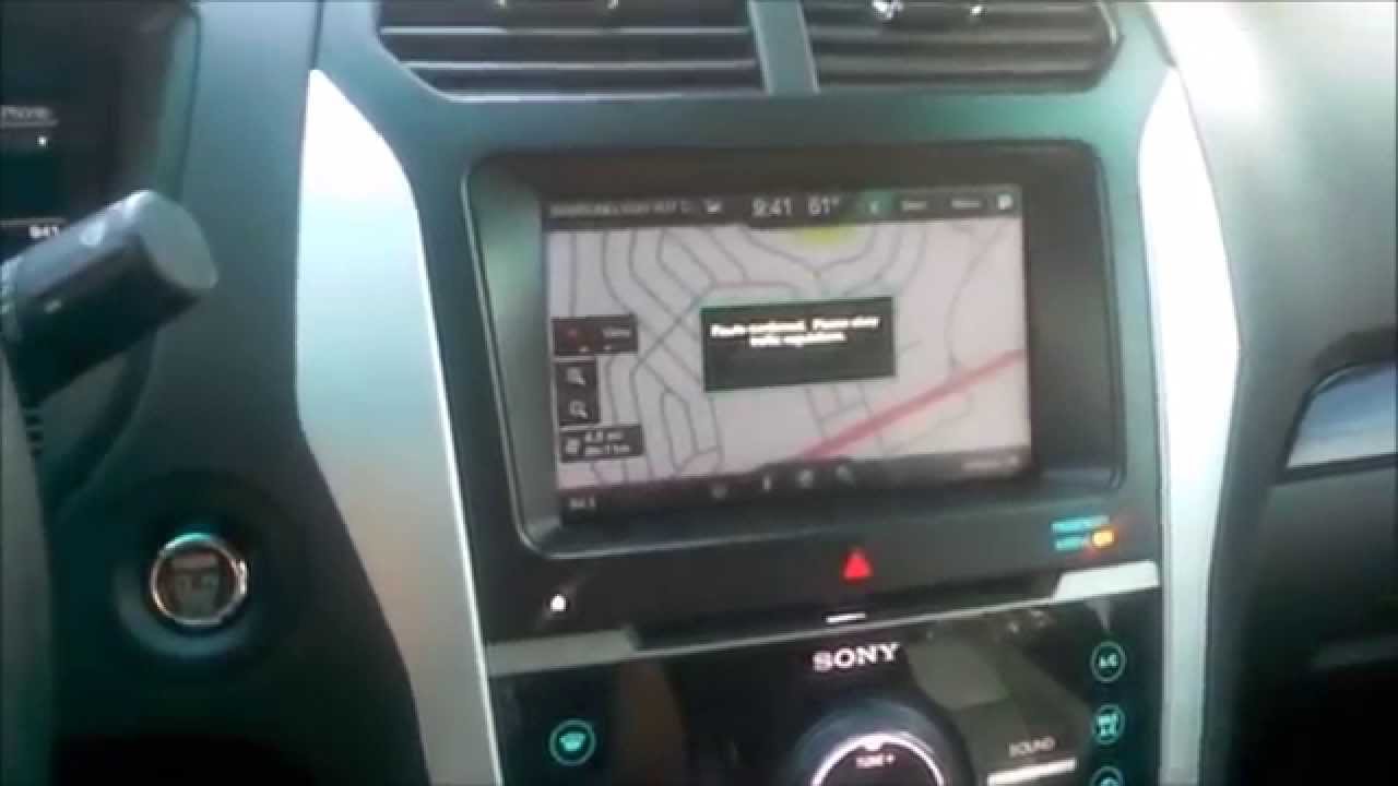 2011-2015 Ford Explorer navigation gps