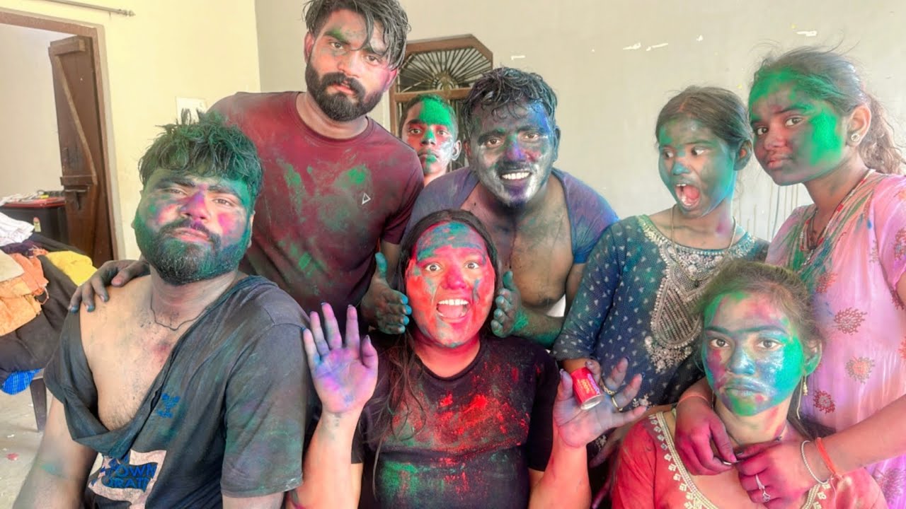 इस बार होली में बहुत मज़ा आया 😍 #rolijaunpuriya #rolijaunpuriyacomedy #vlog