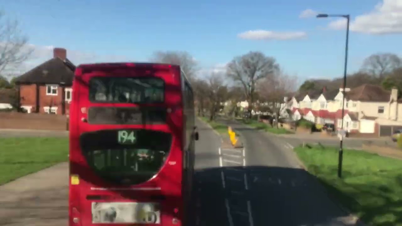 *UNCOMMON* Full Route Visual - Route 194 - West Croydon to Lower Sydenham - HT18 (SK70 BVN)