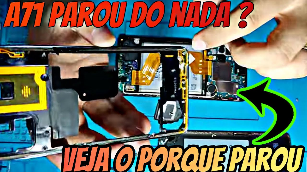 samsung A71 não liga não carrega | Sem sinal de vida | Orçamento detalhado