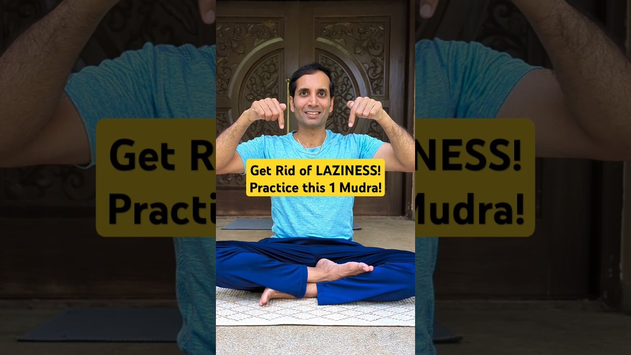 Overcome Laziness Today! Do This! #mudra #yoga #health #habits #motivation #everyday #lifestyle