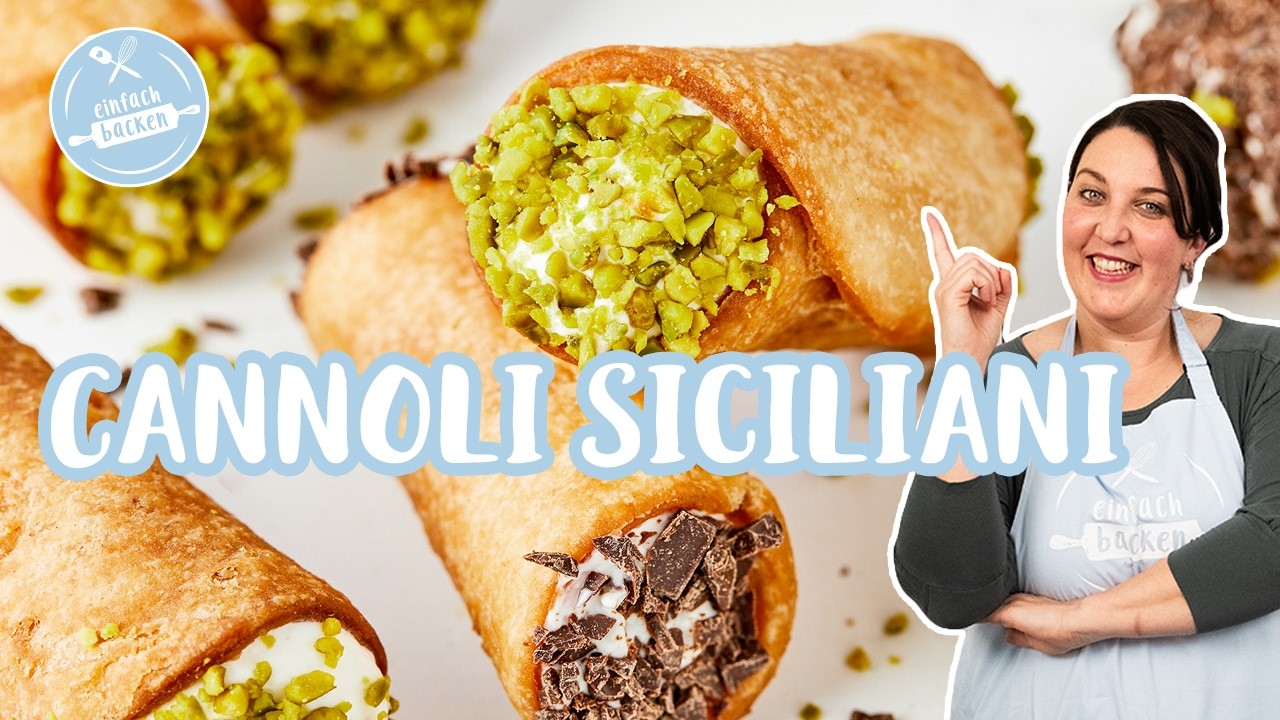 Cannoli Sicialini 😍🇮🇹 | Dessert wie in Italien | Einfach Backen