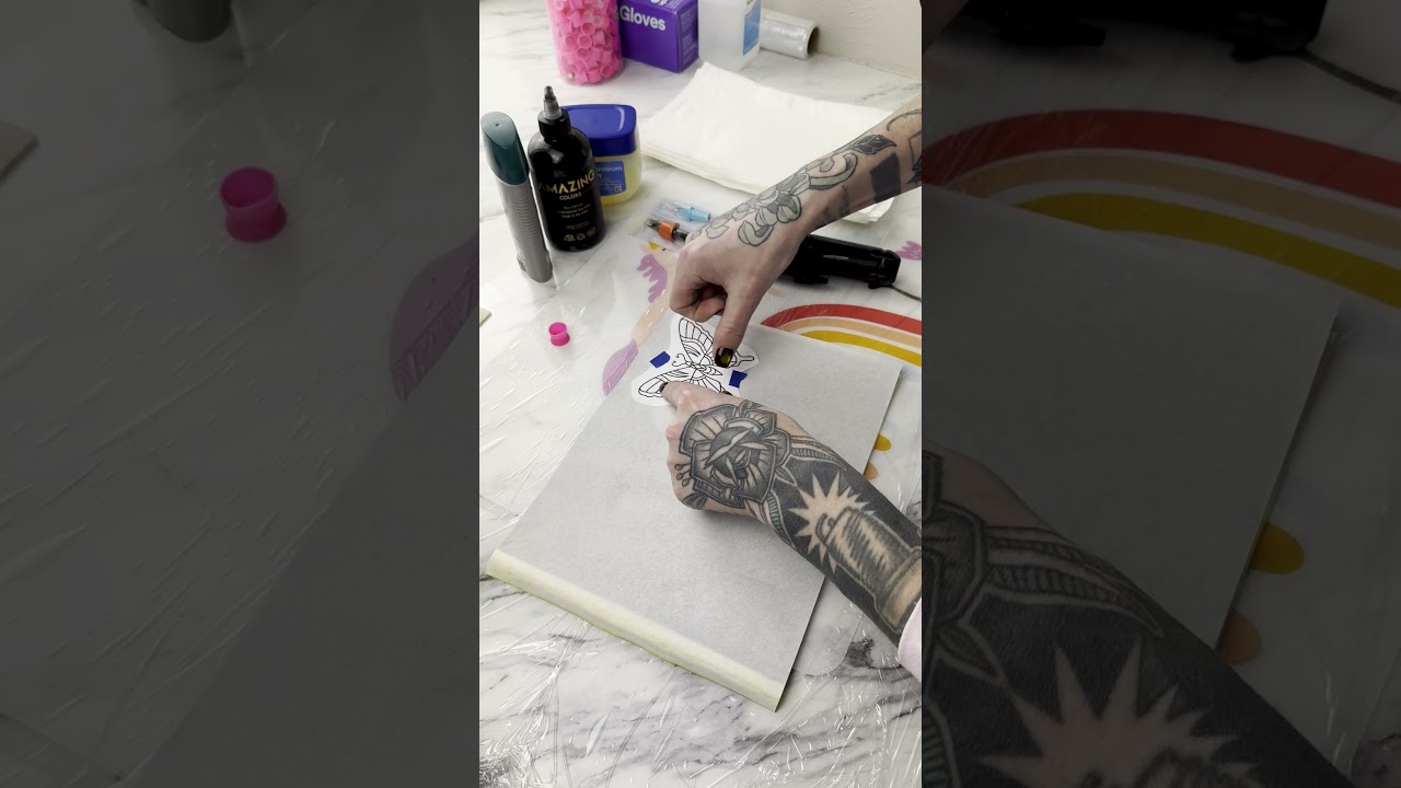 HOW TO MAKE A TATTOO STENCIL BY HAND