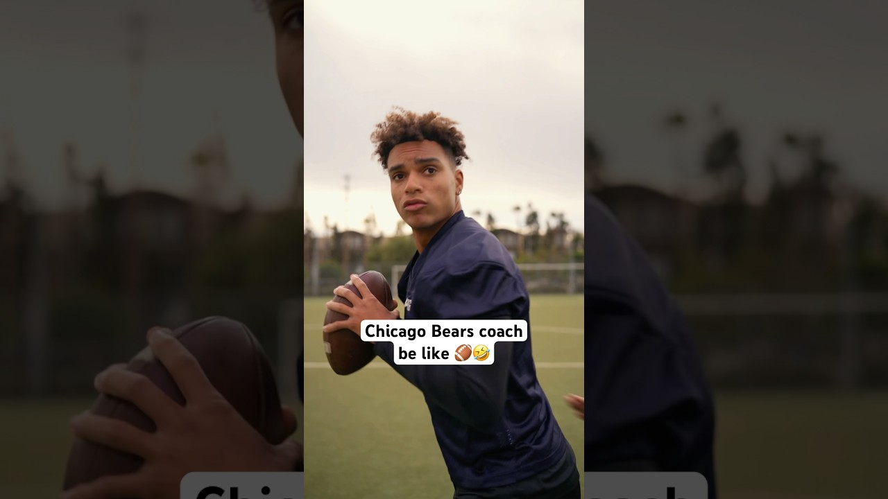 Chicago Bears coach be like‼️🤣 #nfl #footballshorts #americanfootball