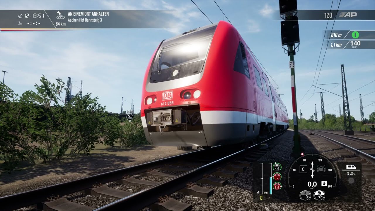 TRAIN SIM WORLD 4 BR 612 mit BR 406 KUPPELN geht das??!!  #br612 #ice3 #kuppeln #trainsimworld4