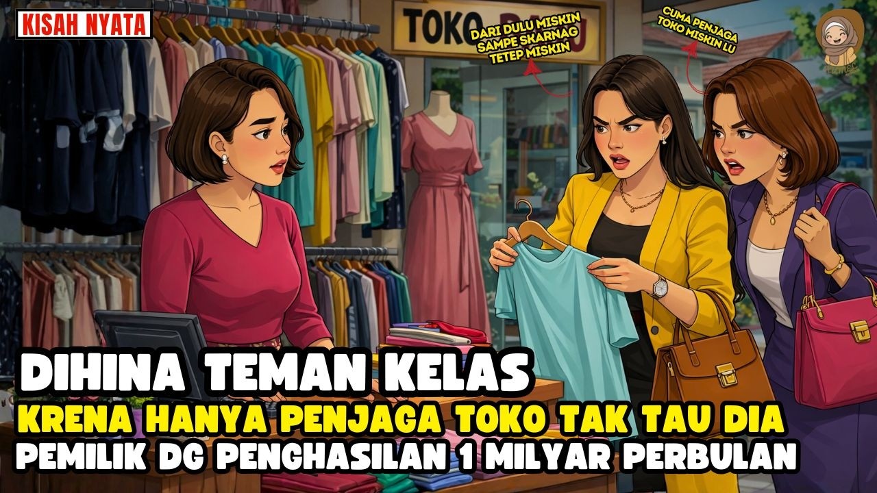 DIHINA TEMAN KLS HANYA PENJAGA TOKO TAK TAU DIA PMILIK ASLI DG PENGHASILAN MILYARAN II SINETRON AZAB