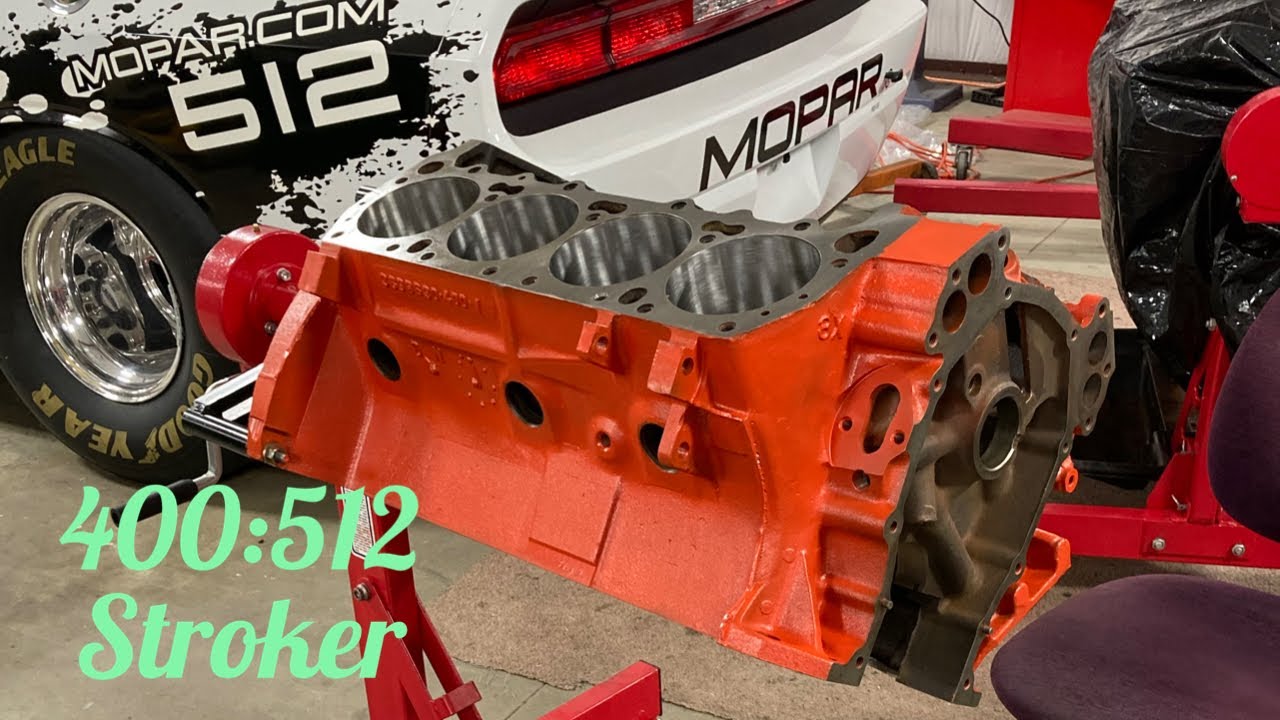512 Stroker Block Work @rickseeman5679 #mopar #engine #440 #440source #bigblock