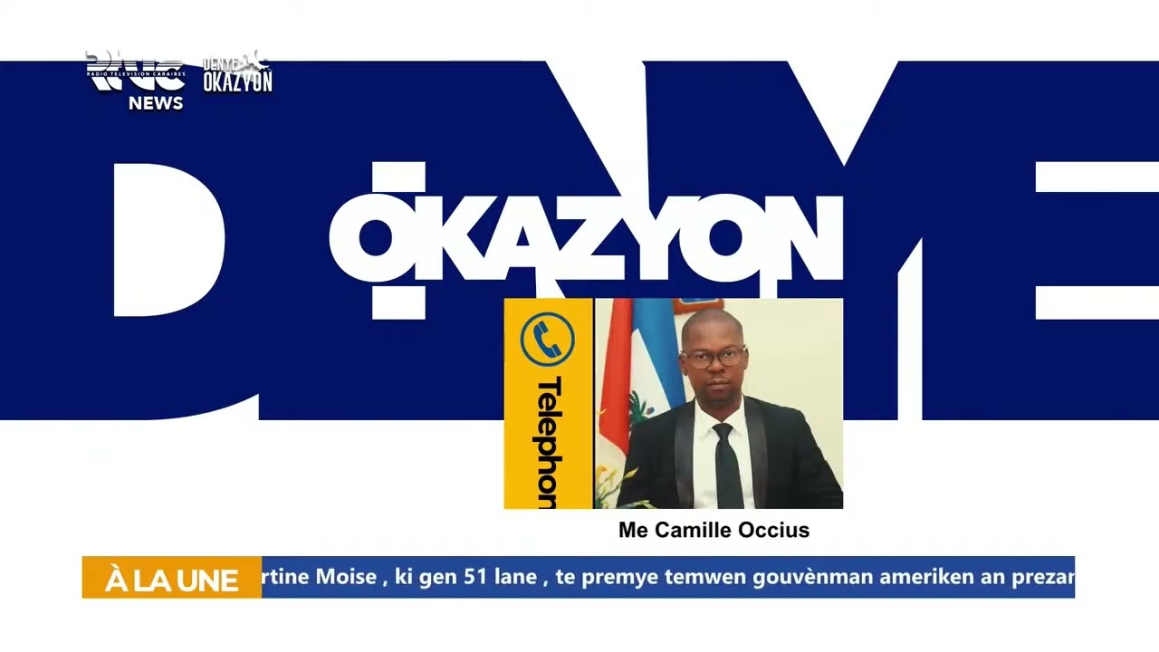 Entèvyou avèk Me Camille Occius, responsab OCNH, sou kriz gouvènans ki pèsiste an Ayiti