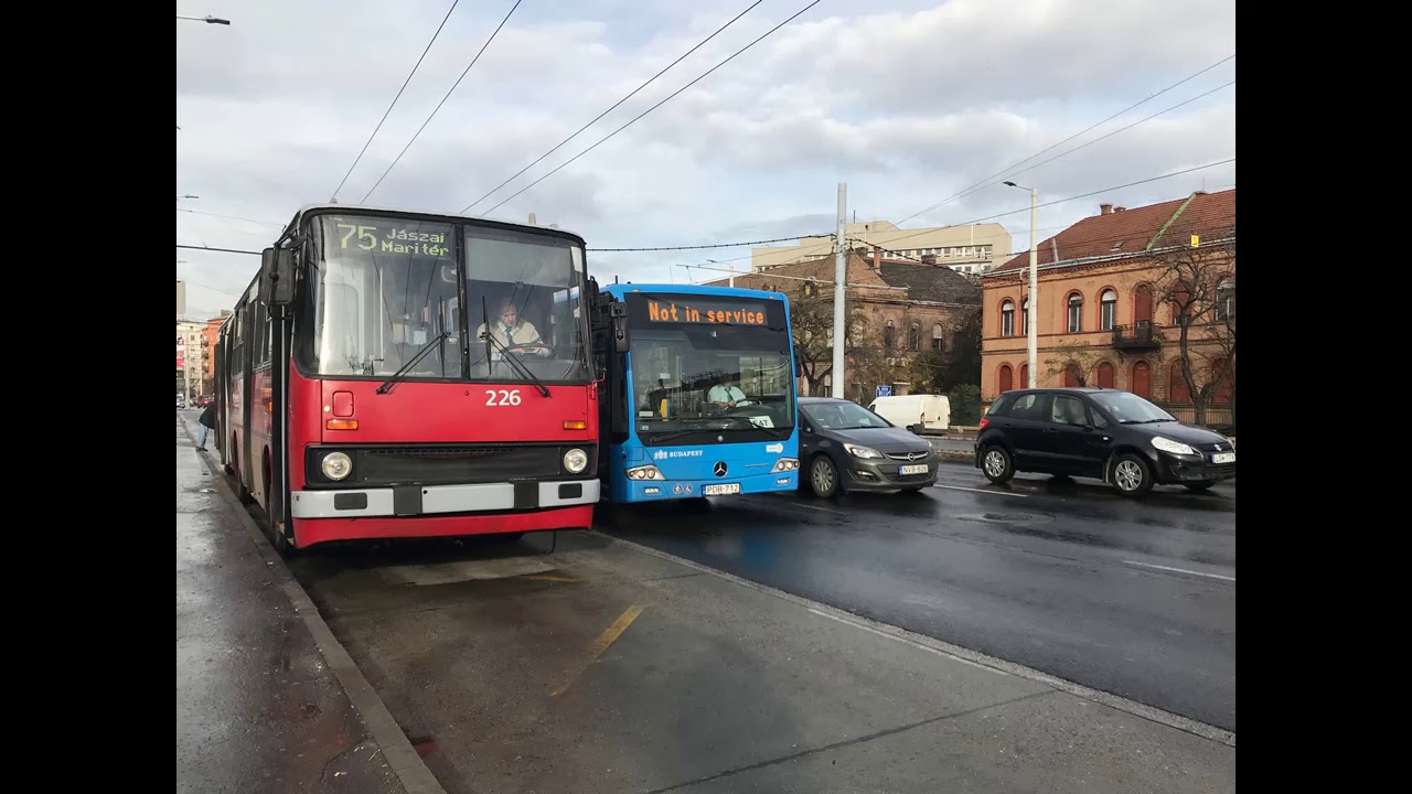 Budapest Trolleybus - Ikarus 280.94 GVM (226) Audio