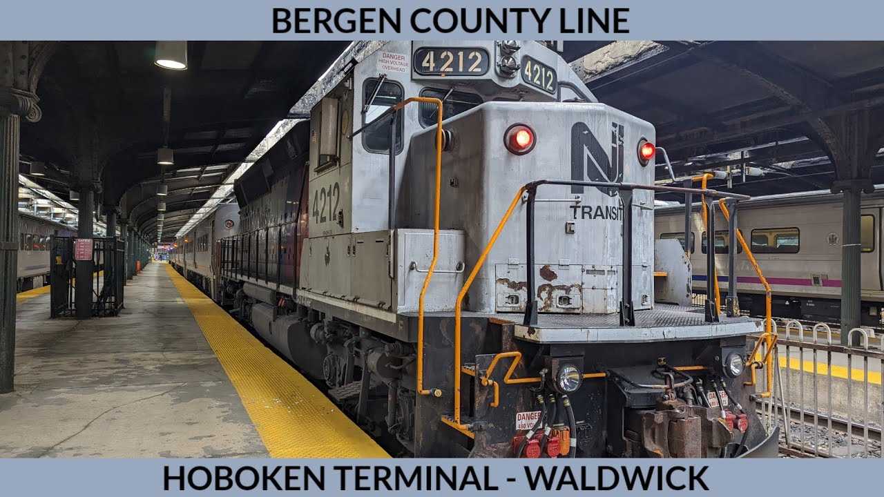 On Board NJT Bergen County Line train #1869 (Hoboken Terminal - Waldwick) (12/11/2022)