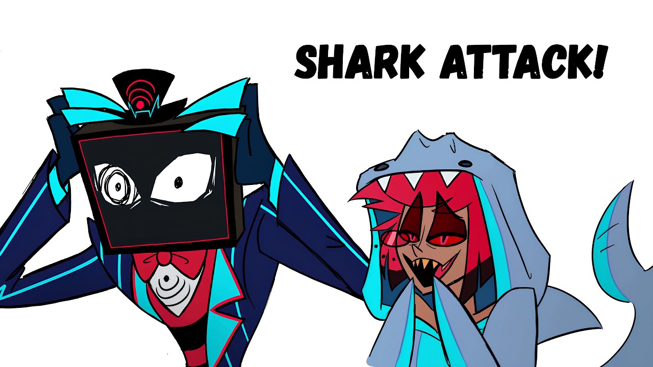 Shark Alert 🚨🦈 Hazbin Hotel Season 2 • COMICS COMPILATION