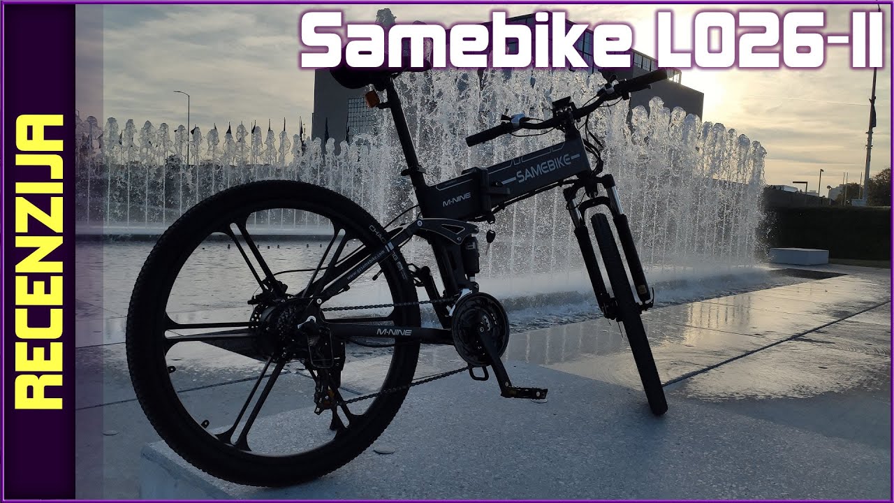 Samebike LO26 II 500W recenzija - još bolji i brži električni sklopivi bicikl (3/3) (11.08.2022)