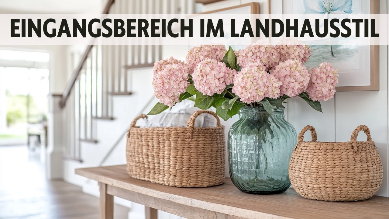 🌿 Eingangsbereich im Landhausstil: Bezaubernde Ideen für ein rustikales Flair 🌿
