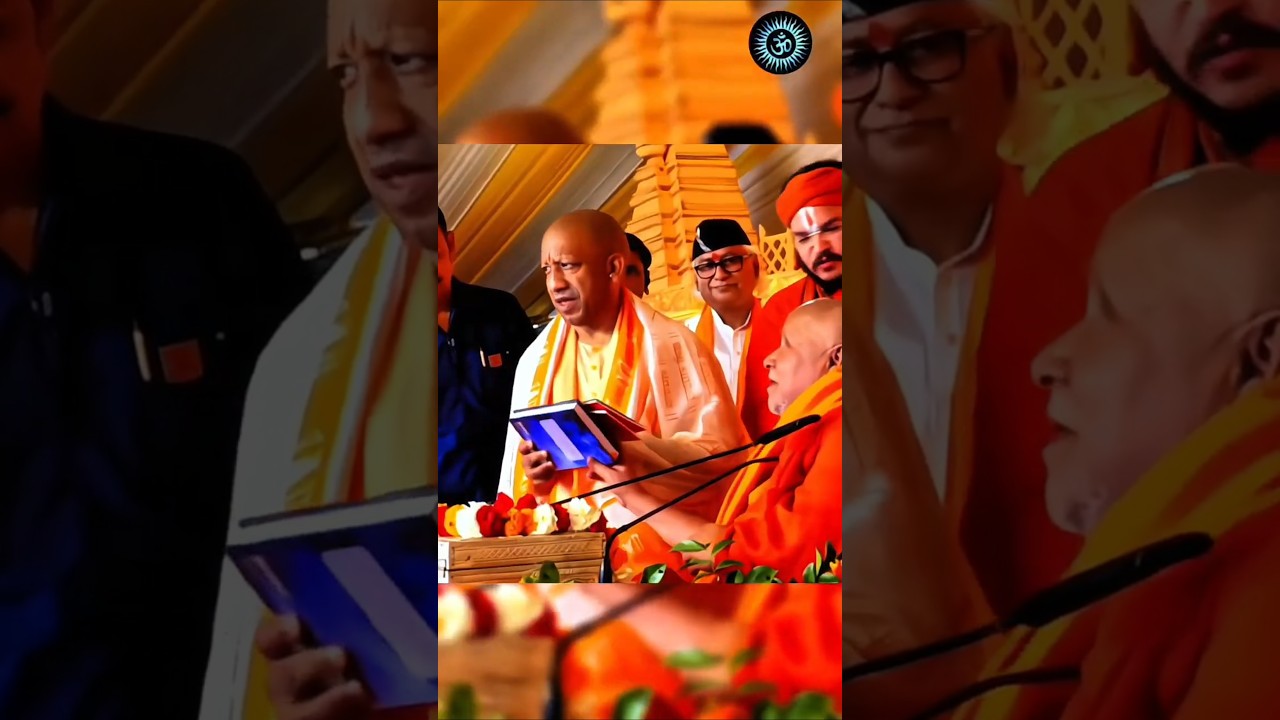 Yogi Adityanath Ji Jagatguru Rambhadracharya CM Yogi Ji #yogiadityanath #cmyogi #cmyogiadityanath