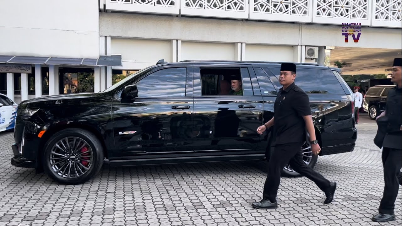 KEBERANGKATAN PULANG KDYMM SPB YDP AGONG SULTAN IBRAHIM DARI MASJID NEGARA