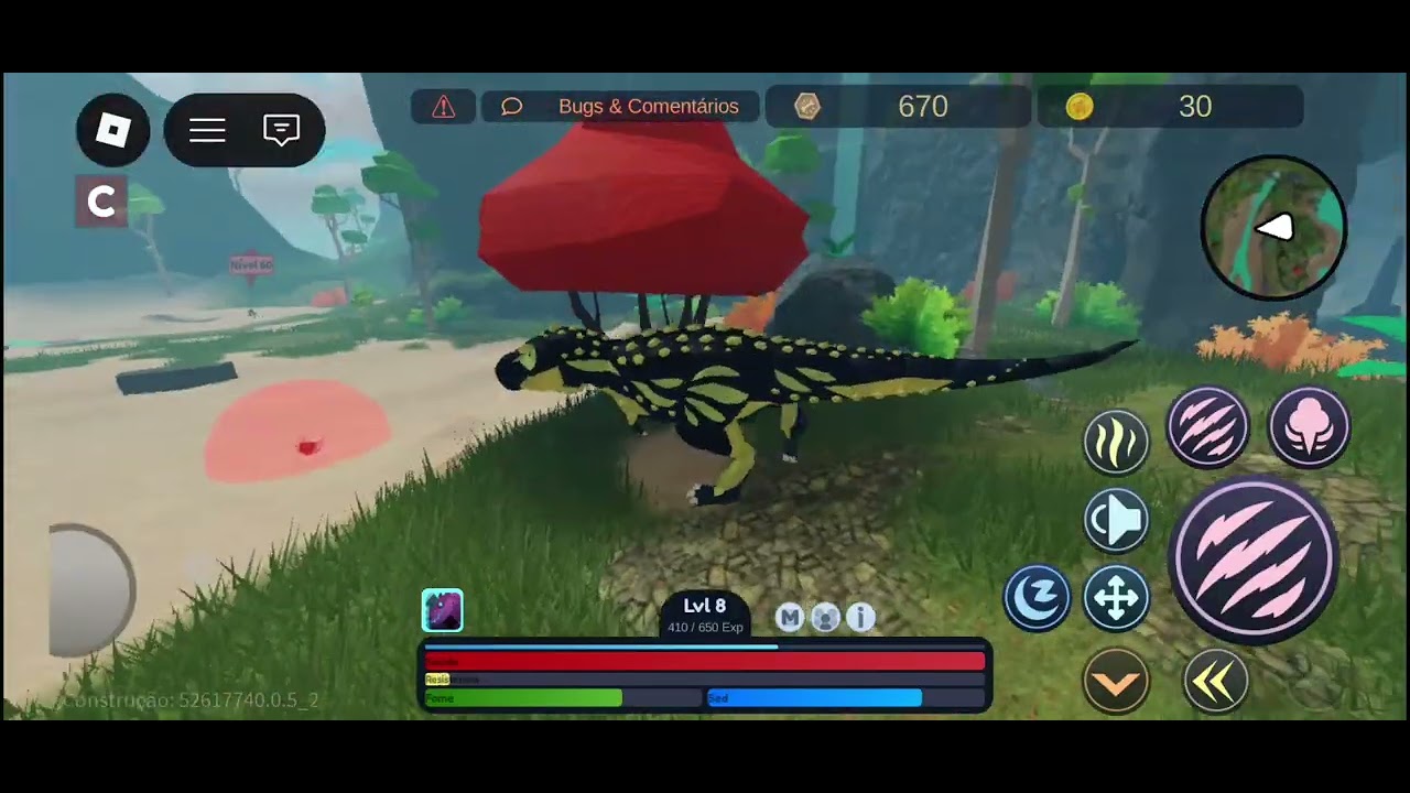 Jogando como o meu tarbosaurus radioativo ☢️ 