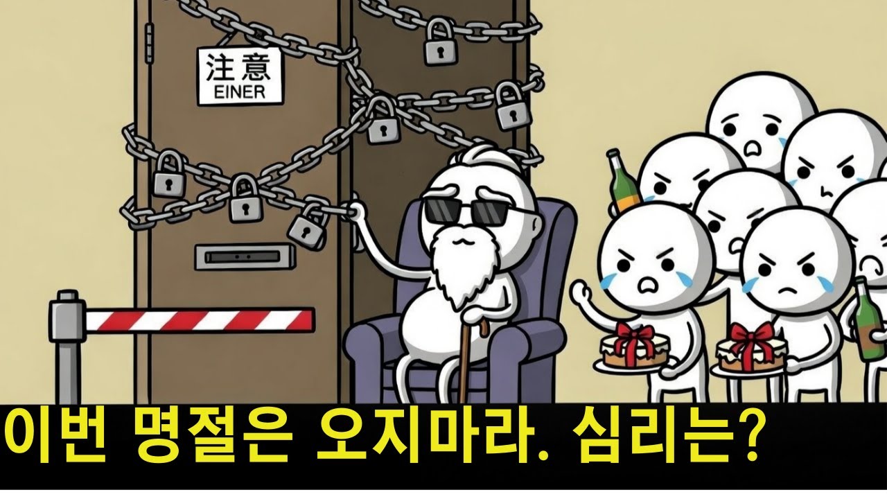 남들 눈치 보느라 '빈털터리' 되지 마세요! 똑똑한 노인들이 이번 명절에 '문 잠그는' 소름 돋는 이유 🚪💰