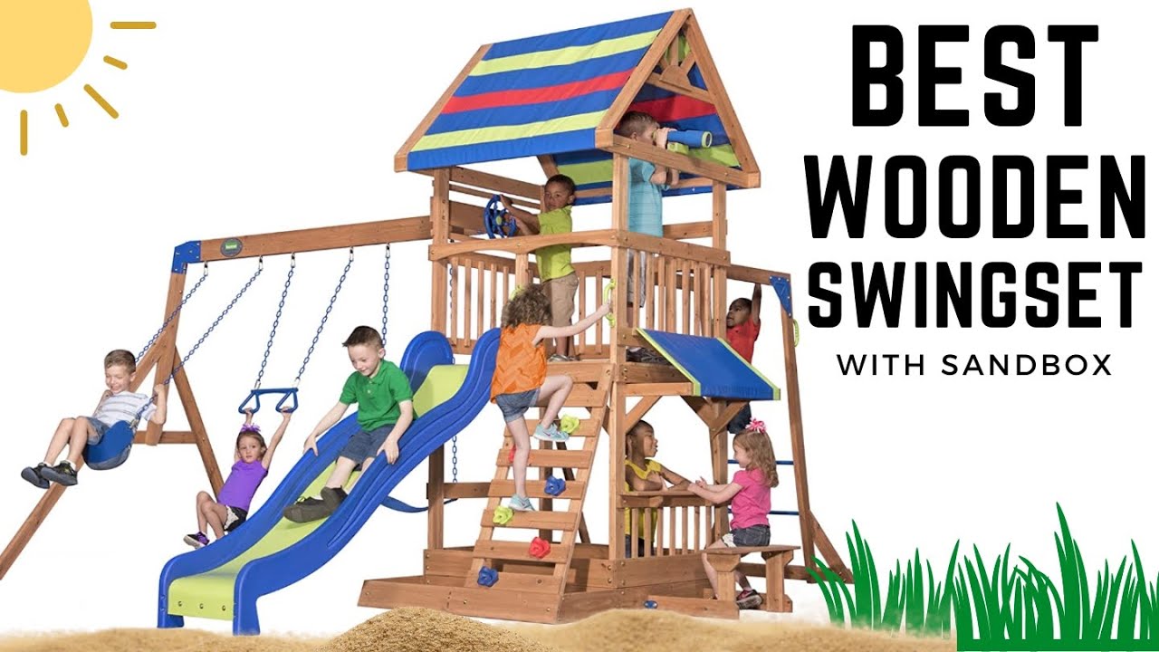 6 Best Wooden Swing Sets With Sandbox [Installation Steps Included]