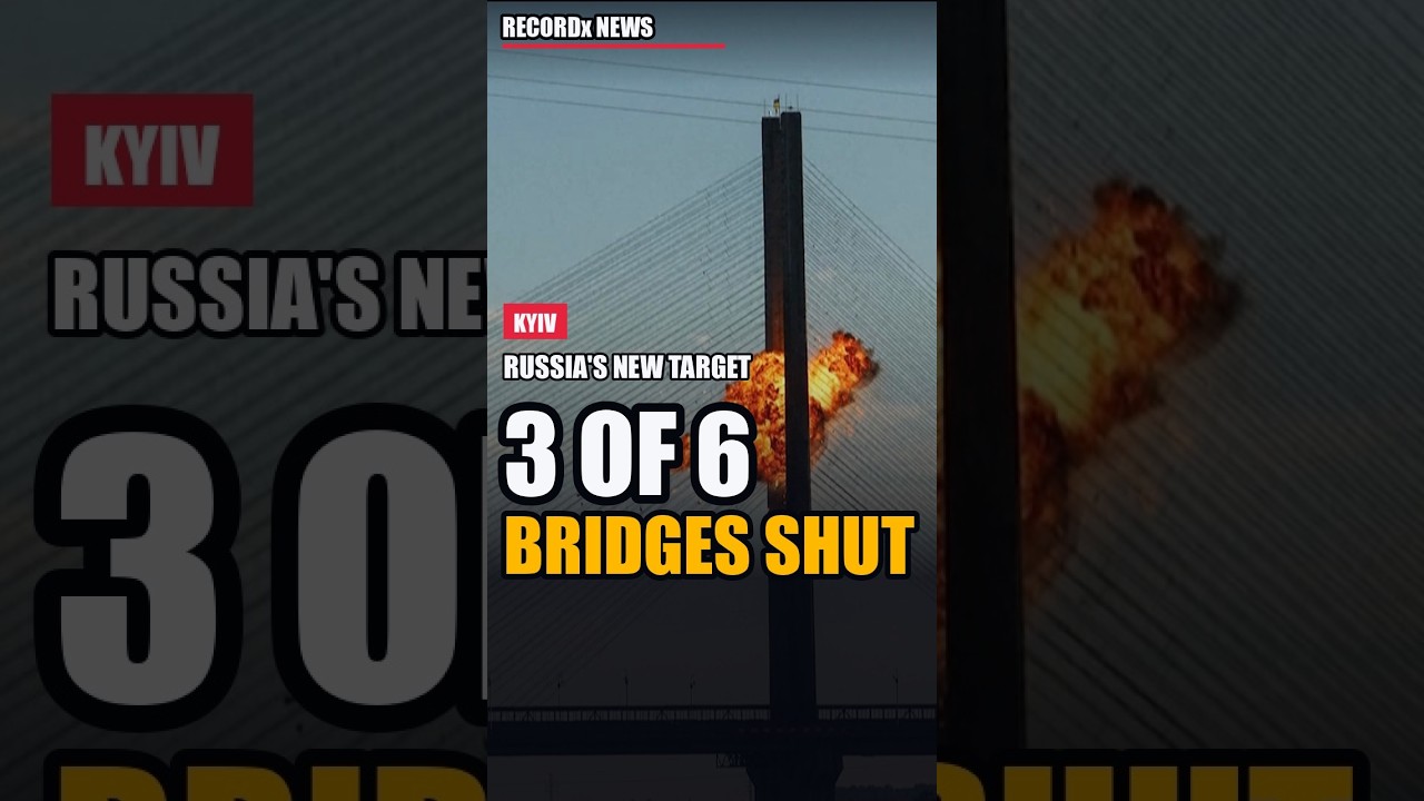 Russia Is Hitting Kyiv's Bridges. 3 of 6 Are Closed