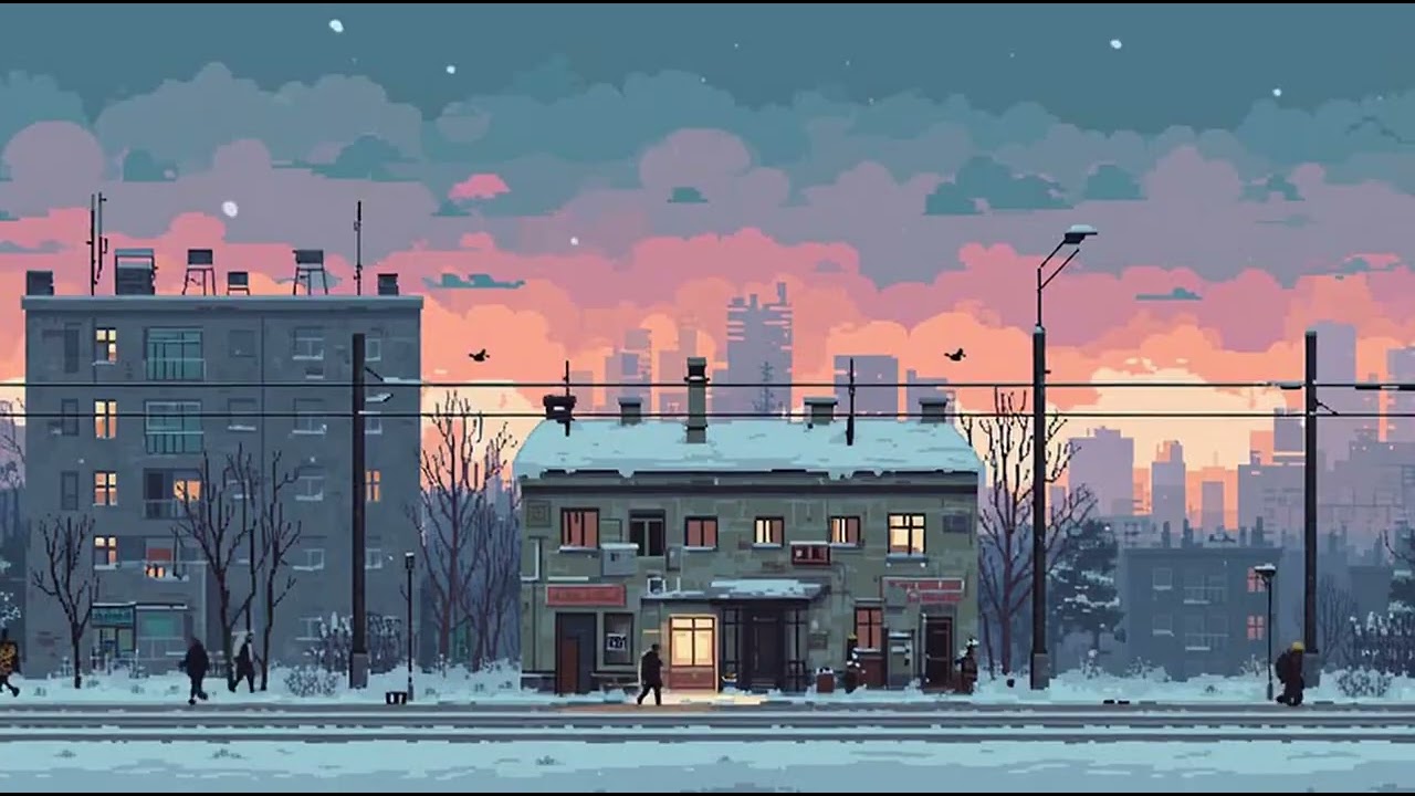 Cozy Winter Lofi Beats ❄️ Study & Work Focus Music | Relaxing Background Ambient