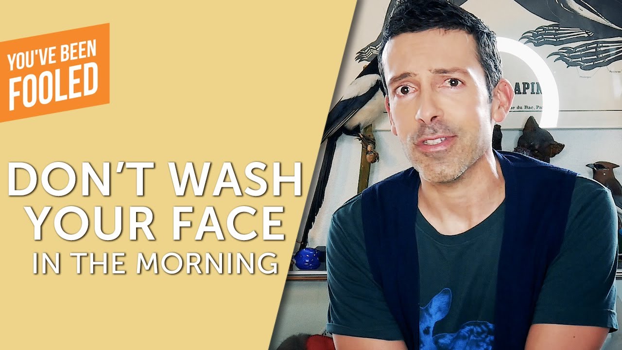 DON'T WASH YOUR FACE IN THE MORNING! | BUSTING SKINCARE MYTHS with The Age Traveller