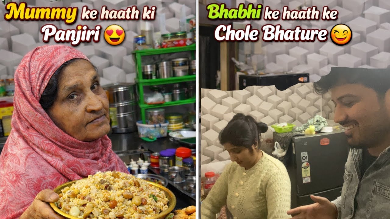 Mummy Ki Panjiri 😍 Aur  Bhabhi Ke Chole Bhature 🔥 | Ghar Ka Desi Swad