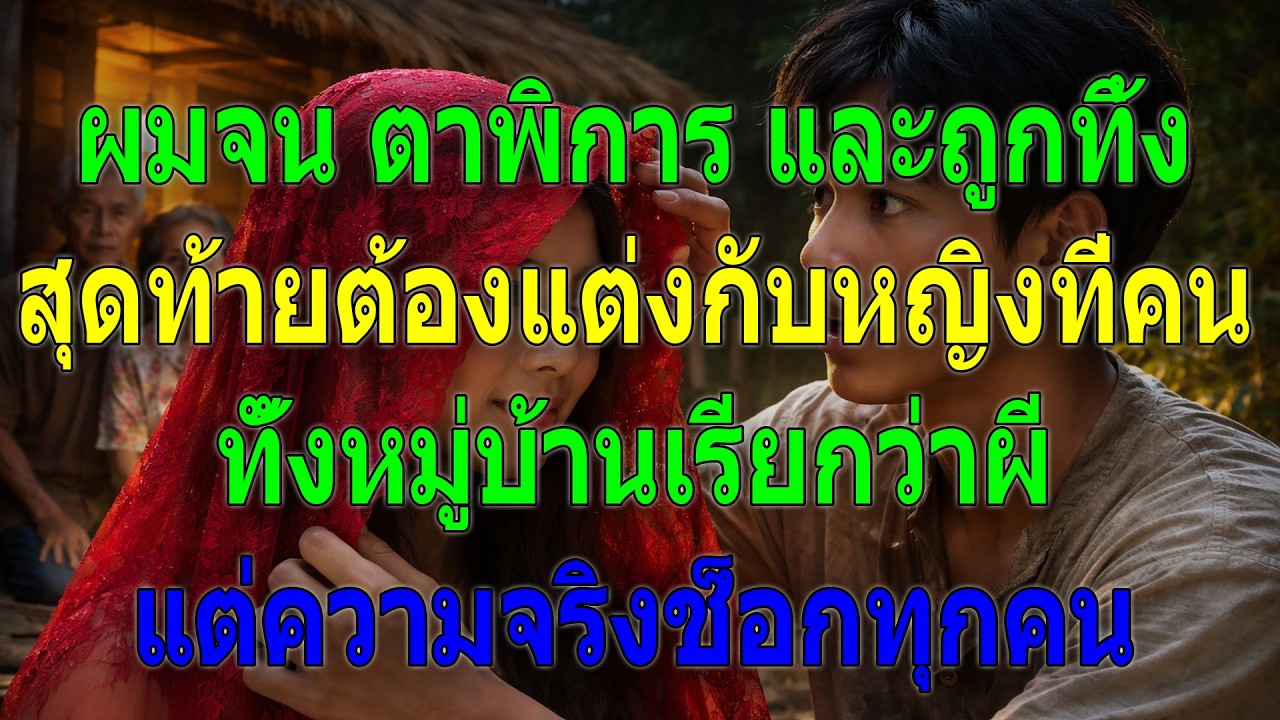 จน ตาพิการ ถูกทิ้ง ต้องแต่งกับหญิงที่ทั้งหมู่บ้านเรียกว่าผี แต่ความจริงช็อกทุกคน