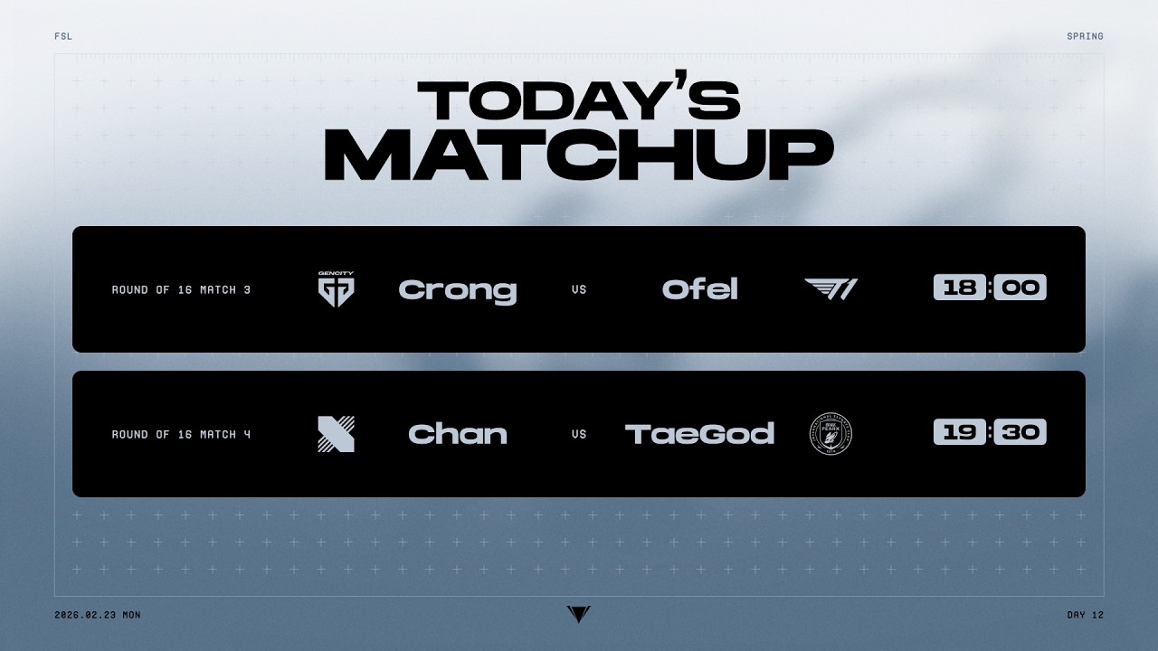 GCT Crong vs T1 Ofel | ROUND OF 16 MATCH 3 | 2026 FSL SPRING | FC 온라인