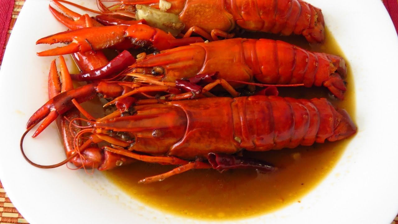 langostino estilo oriental  -- Alta cocina China--