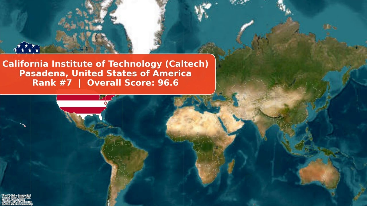 TOP 10 Global QS World 2027 Ranking universities satellite desktop map view #topuniversities