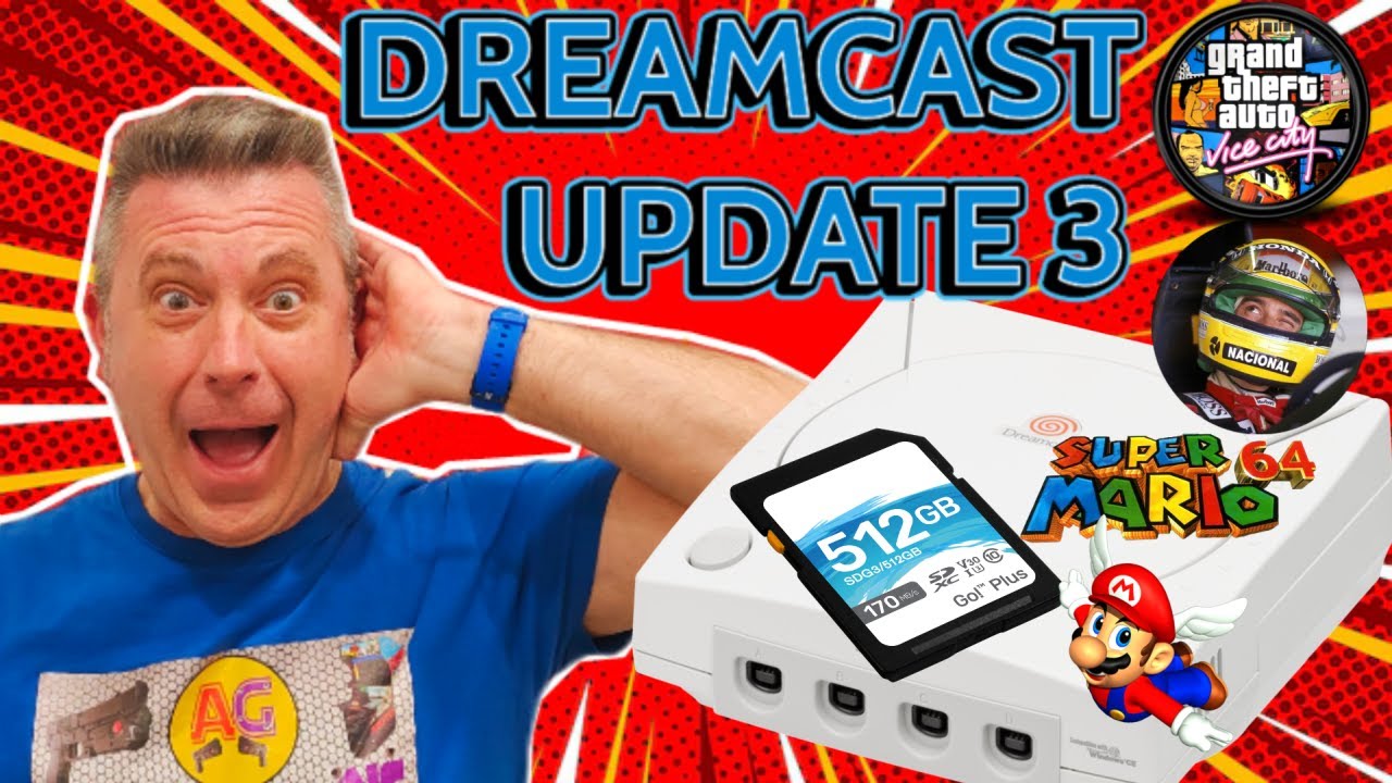 ¡¡Dreamcast Update 3!! - Super Mario 64, GTA Vice City y Ayrton Senna en Dreamcast